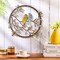 Metal Wall Art Bird on Tree Branch Silhouette Bird Art Decor for Living Room Garden Bedroom Office Home Wall Housewarming Party Decor(Trendy Color)